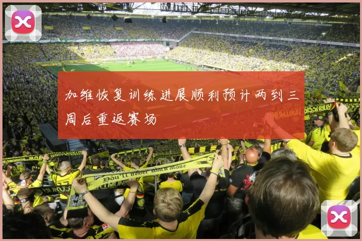加维恢复训练进展顺利预计两到三周后重返赛场