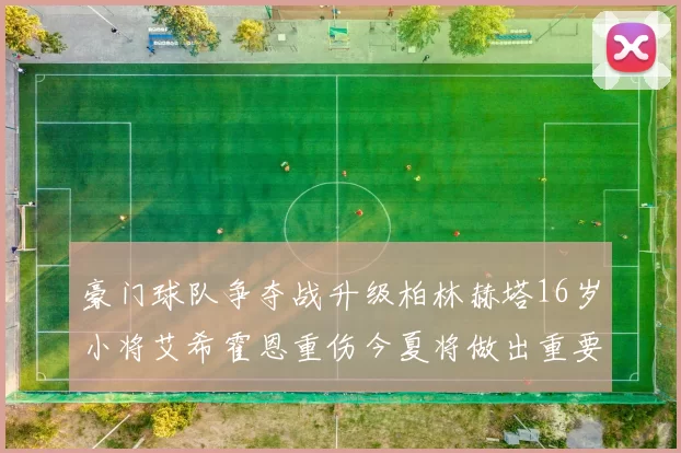 豪门球队争夺战升级柏林赫塔16岁小将艾希霍恩重伤今夏将做出重要决定